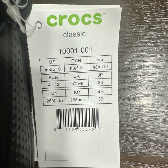 CROCS Men’s  Classic Clog in Black - Picture 3 of 3